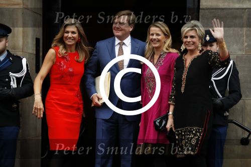Amsterdam 15 december 2016  
Uitreiking prins Claus prijzen met aanwezig Koning Willem Alexander Koningin Maxima Prinses Beatrix Prinses Laurentien en Prinses Mabel. Vindt plaats in paleis op de dam.