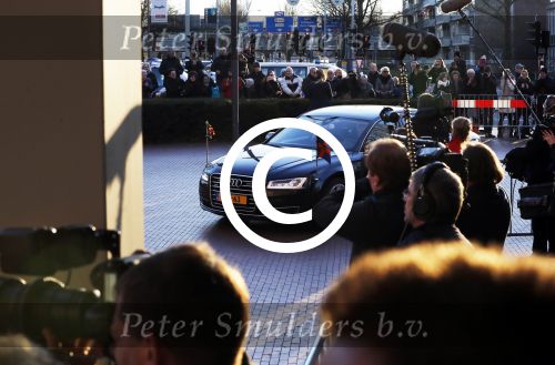Amstelveen 29 november 2016
Koningin Maxima en koningin Mathilde bezoeken het cobra museum in Amstelveen