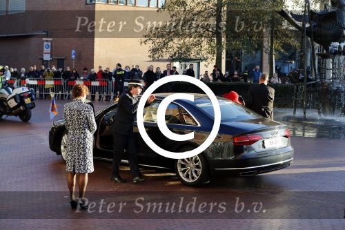 Amstelveen 29 november 2016
Koningin Maxima en koningin Mathilde bezoeken het cobra museum in Amstelveen