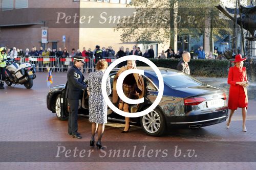 Amstelveen 29 november 2016
Koningin Maxima en koningin Mathilde bezoeken het cobra museum in Amstelveen