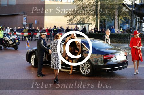 Amstelveen 29 november 2016
Koningin Maxima en koningin Mathilde bezoeken het cobra museum in Amstelveen