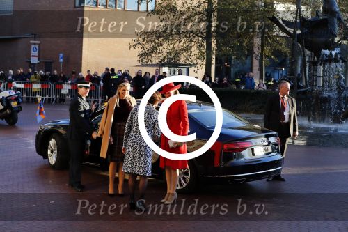 Amstelveen 29 november 2016
Koningin Maxima en koningin Mathilde bezoeken het cobra museum in Amstelveen