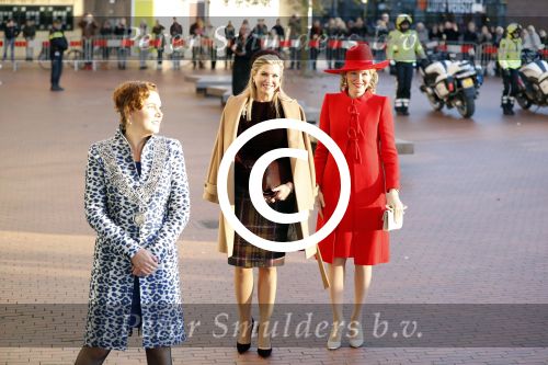 Amstelveen 29 november 2016
Koningin Maxima en koningin Mathilde bezoeken het cobra museum in Amstelveen