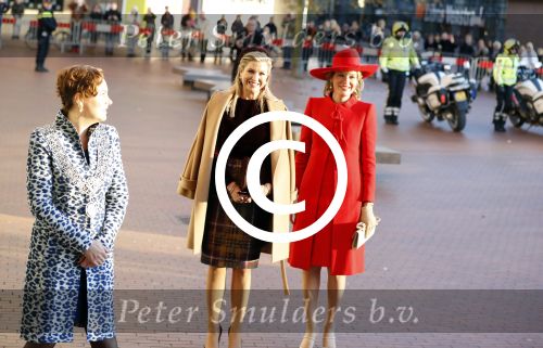 Amstelveen 29 november 2016
Koningin Maxima en koningin Mathilde bezoeken het cobra museum in Amstelveen
