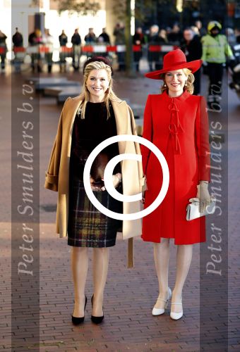 Amstelveen 29 november 2016
Koningin Maxima en koningin Mathilde bezoeken het cobra museum in Amstelveen