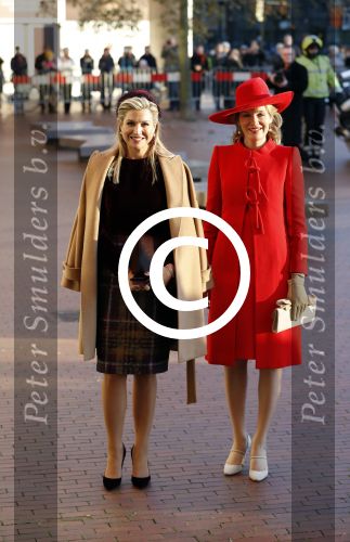 Amstelveen 29 november 2016
Koningin Maxima en koningin Mathilde bezoeken het cobra museum in Amstelveen