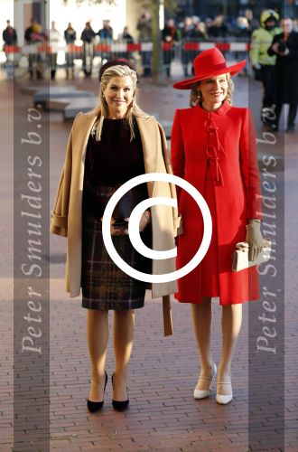 Amstelveen 29 november 2016
Koningin Maxima en koningin Mathilde bezoeken het cobra museum in Amstelveen