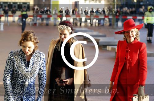 Amstelveen 29 november 2016
Koningin Maxima en koningin Mathilde bezoeken het cobra museum in Amstelveen