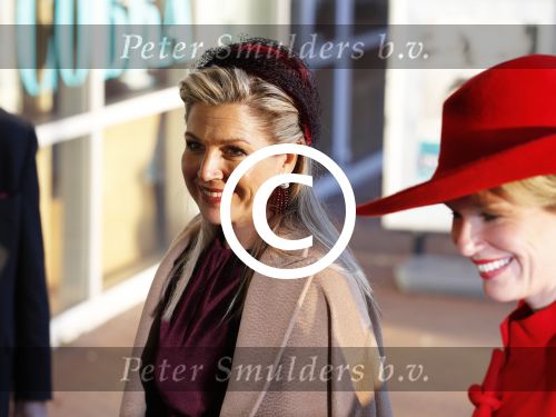 Amstelveen 29 november 2016
Koningin Maxima en koningin Mathilde bezoeken het cobra museum in Amstelveen