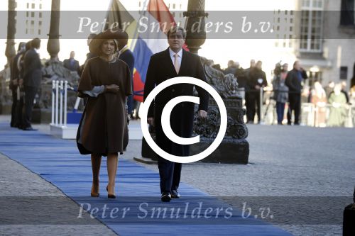 Amsterdam, 28 November 2016
Eerste dag Belgische Koningspaar bij Staatsbezoek aan Nederland
Koningin Maxima, Koning Willem Alexander, Koning Filip en Koningin Mathilde