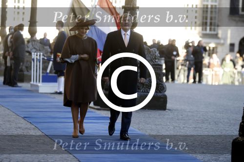 Amsterdam, 28 November 2016
Eerste dag Belgische Koningspaar bij Staatsbezoek aan Nederland
Koningin Maxima, Koning Willem Alexander, Koning Filip en Koningin Mathilde