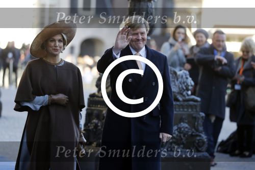 Amsterdam, 28 November 2016
Eerste dag Belgische Koningspaar bij Staatsbezoek aan Nederland
Koningin Maxima, Koning Willem Alexander, Koning Filip en Koningin Mathilde