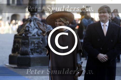 Amsterdam, 28 November 2016
Eerste dag Belgische Koningspaar bij Staatsbezoek aan Nederland
Koningin Maxima, Koning Willem Alexander, Koning Filip en Koningin Mathilde