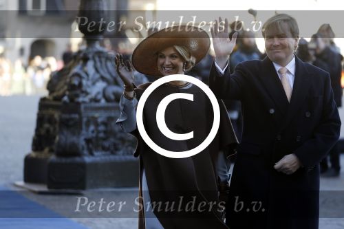 Amsterdam, 28 November 2016
Eerste dag Belgische Koningspaar bij Staatsbezoek aan Nederland
Koningin Maxima, Koning Willem Alexander, Koning Filip en Koningin Mathilde