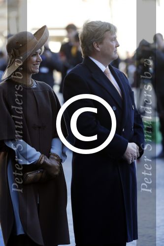 Amsterdam, 28 November 2016
Eerste dag Belgische Koningspaar bij Staatsbezoek aan Nederland
Koningin Maxima, Koning Willem Alexander, Koning Filip en Koningin Mathilde