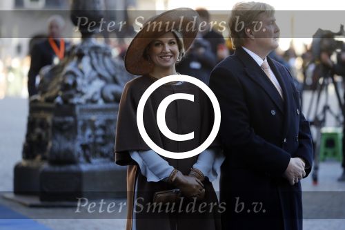 Amsterdam, 28 November 2016
Eerste dag Belgische Koningspaar bij Staatsbezoek aan Nederland
Koningin Maxima, Koning Willem Alexander, Koning Filip en Koningin Mathilde