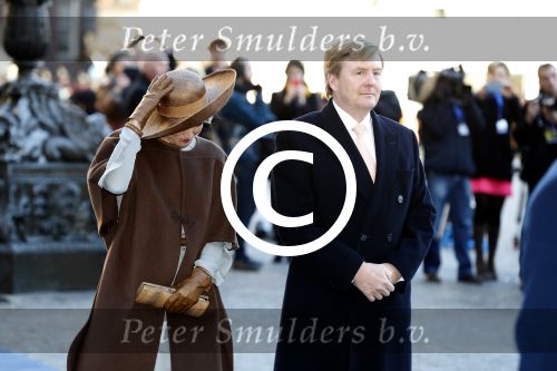 Amsterdam, 28 November 2016
Eerste dag Belgische Koningspaar bij Staatsbezoek aan Nederland
Koningin Maxima, Koning Willem Alexander, Koning Filip en Koningin Mathilde
