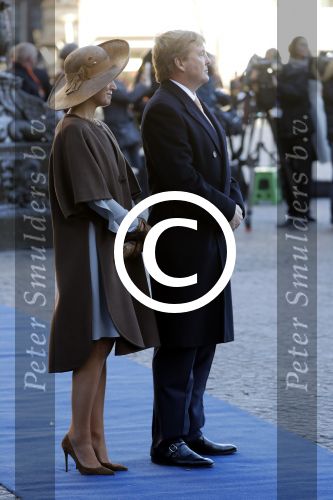 Amsterdam, 28 November 2016
Eerste dag Belgische Koningspaar bij Staatsbezoek aan Nederland
Koningin Maxima, Koning Willem Alexander, Koning Filip en Koningin Mathilde