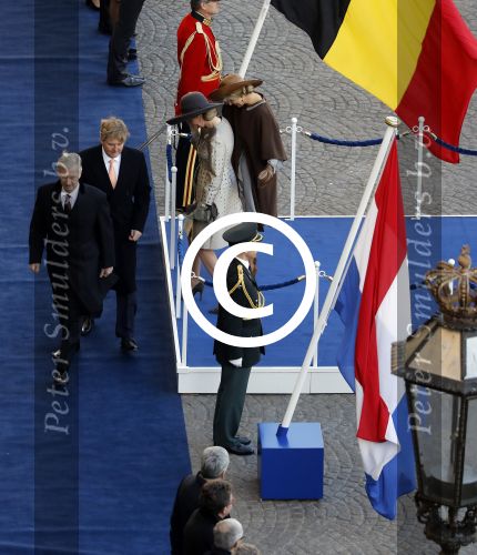 Amsterdam, 28 November 2016
Eerste dag Belgische Koningspaar bij Staatsbezoek aan Nederland
Koningin Maxima, Koning Willem Alexander, Koning Filip en Koningin Mathilde