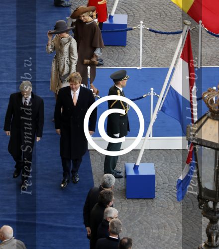 Amsterdam, 28 November 2016
Eerste dag Belgische Koningspaar bij Staatsbezoek aan Nederland
Koningin Maxima, Koning Willem Alexander, Koning Filip en Koningin Mathilde
