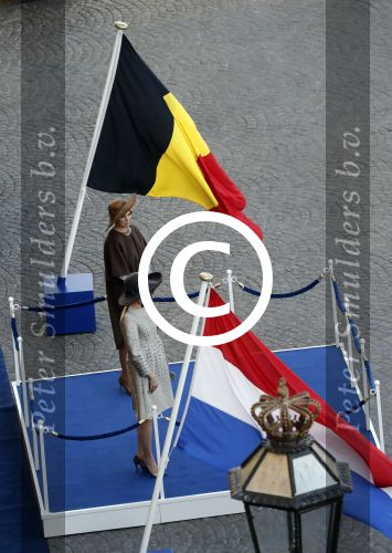 Amsterdam, 28 November 2016
Eerste dag Belgische Koningspaar bij Staatsbezoek aan Nederland
Koningin Maxima, Koning Willem Alexander, Koning Filip en Koningin Mathilde