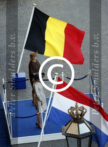 Amsterdam, 28 November 2016
Eerste dag Belgische Koningspaar bij Staatsbezoek aan Nederland
Koningin Maxima, Koning Willem Alexander, Koning Filip en Koningin Mathilde
