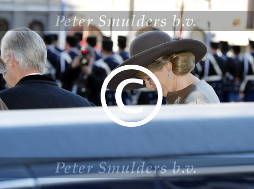 Amsterdam, 28 November 2016
Eerste dag Belgische Koningspaar bij Staatsbezoek aan Nederland
Koningin Maxima, Koning Willem Alexander, Koning Filip en Koningin Mathilde