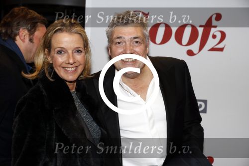 Amsterdam 28 november 2016
Premiere Soof 2 in de la mar theater. 
Kristien v Dillen met man Patrick v Mierlo