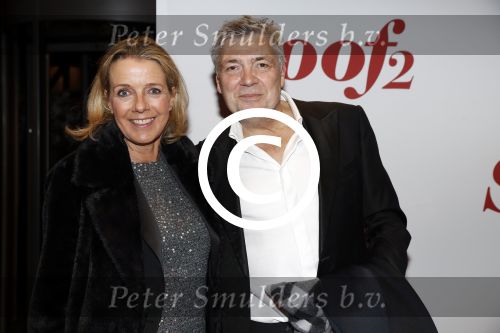 Amsterdam 28 november 2016
Premiere Soof 2 in de la mar theater. 
Kristien v Dillen met man Patrick v Mierlo