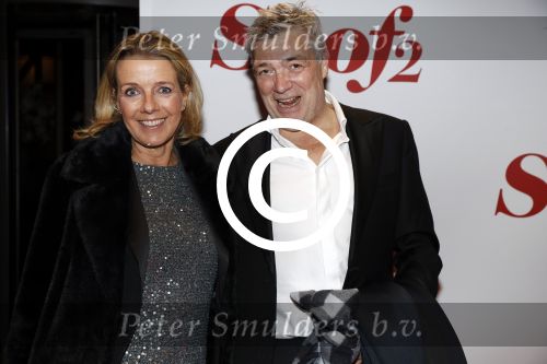 Amsterdam 28 november 2016
Premiere Soof 2 in de la mar theater. 
Kristien v Dillen met man Patrick v Mierlo
