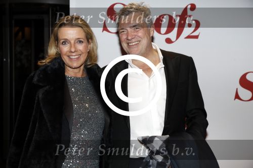 Amsterdam 28 november 2016
Premiere Soof 2 in de la mar theater. 
Kristien v Dillen met man Patrick v Mierlo