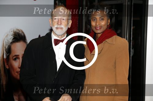 Amsterdam 28 november 2016
Premiere Soof 2 in de la mar theater. 
Laetitia Griffith en partner Jan Naeye