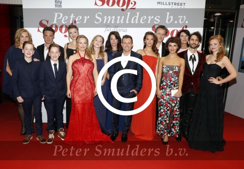 Amsterdam 28 november 2016
Premiere Soof 2 in de la mar theater. 
Lies Visschedijk en Fedja v Huet en Cast Sloof 2