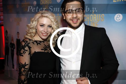 Zaandam 21 november 2016
Premiere a Chorus Line in het zaantheater. Lisa Vol (OG3NE) met vriend Ergin Arslanbas