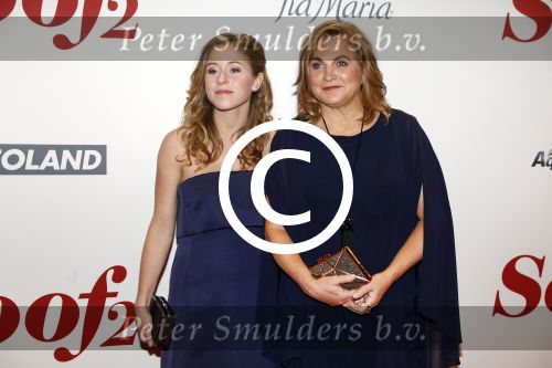 Amsterdam 28 november 2016
Premiere Soof 2 in de la mar theater. 
Lobke de Boer en Anneke Blok