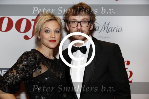 Amsterdam 28 november 2016
Premiere Soof 2 in de la mar theater. 
Loes Haverkort en partner Floris Verbeij