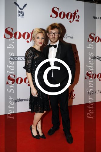 Amsterdam 28 november 2016
Premiere Soof 2 in de la mar theater. 
Loes Haverkort en partner Floris Verbeij