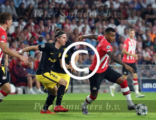 Eindhoven, 13 September 2016
PSV-Atletico Madrid, eindstand 0-1 
Eerste wedstrijd voorronde CL Seizoen 2016-2017
Luciano Narsingh