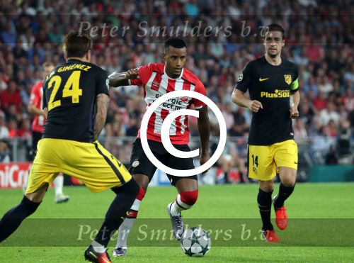 Eindhoven, 13 September 2016
PSV-Atletico Madrid, eindstand 0-1 
Eerste wedstrijd voorronde CL Seizoen 2016-2017
Luciano Narsingh