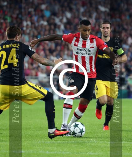 Eindhoven, 13 September 2016
PSV-Atletico Madrid, eindstand 0-1 
Eerste wedstrijd voorronde CL Seizoen 2016-2017
Luciano Narsingh