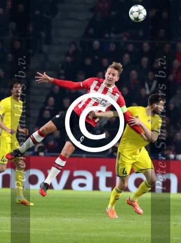Eindhoven, 6 December 2016 Laatse groepswedstrijd in de Champions League Seizoen 2016/2017 PSV-FC Rostov, eindstand 0-0 en uitschakeling voor het gehele Europese Voetbal.
Luuk de Jong