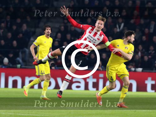 Eindhoven, 6 December 2016 Laatse groepswedstrijd in de Champions League Seizoen 2016/2017 PSV-FC Rostov, eindstand 0-0 en uitschakeling voor het gehele Europese Voetbal.
Luuk de Jong