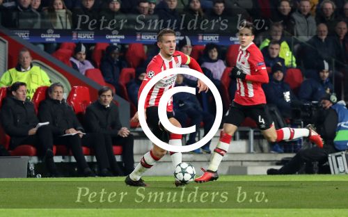 Eindhoven, 6 December 2016 Laatse groepswedstrijd in de Champions League Seizoen 2016/2017 PSV-FC Rostov, eindstand 0-0 en uitschakeling voor het gehele Europese Voetbal.
Luuk de Jong