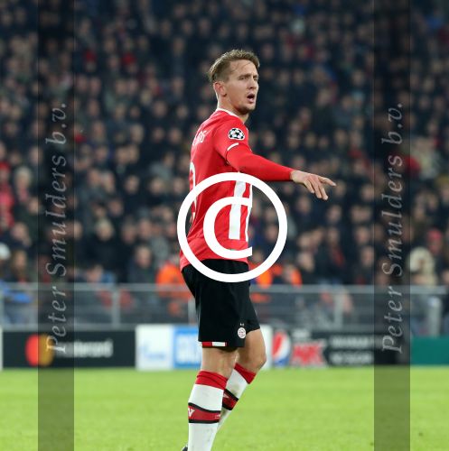 Eindhoven, 6 December 2016 Laatse groepswedstrijd in de Champions League Seizoen 2016/2017 PSV-FC Rostov, eindstand 0-0 en uitschakeling voor het gehele Europese Voetbal.
Luuk de Jong