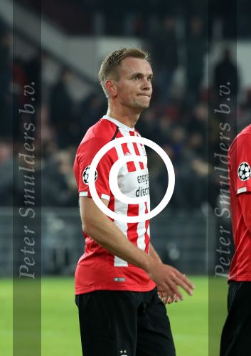 Eindhoven, 6 December 2016 Laatse groepswedstrijd in de Champions League Seizoen 2016/2017 PSV-FC Rostov, eindstand 0-0 en uitschakeling voor het gehele Europese Voetbal.
Luuk de Jong
