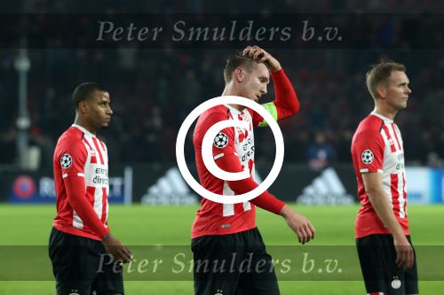 Eindhoven, 6 December 2016 Laatse groepswedstrijd in de Champions League Seizoen 2016/2017 PSV-FC Rostov, eindstand 0-0 en uitschakeling voor het gehele Europese Voetbal.
Luuk de Jong