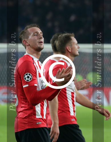 Eindhoven, 6 December 2016 Laatse groepswedstrijd in de Champions League Seizoen 2016/2017 PSV-FC Rostov, eindstand 0-0 en uitschakeling voor het gehele Europese Voetbal.
Luuk de Jong