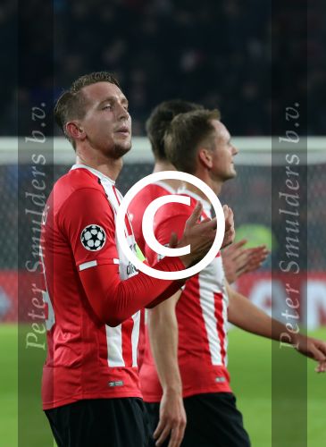 Eindhoven, 6 December 2016 Laatse groepswedstrijd in de Champions League Seizoen 2016/2017 PSV-FC Rostov, eindstand 0-0 en uitschakeling voor het gehele Europese Voetbal.
Luuk de Jong