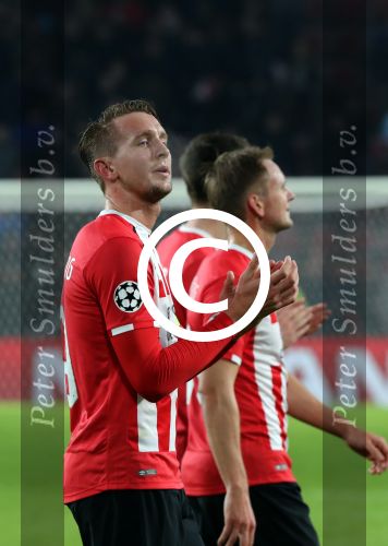 Eindhoven, 6 December 2016 Laatse groepswedstrijd in de Champions League Seizoen 2016/2017 PSV-FC Rostov, eindstand 0-0 en uitschakeling voor het gehele Europese Voetbal.
Luuk de Jong