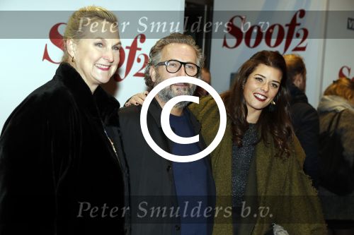 Amsterdam 28 november 2016
Premiere Soof 2 in de la mar theater. 
Marcel Musters en dochter